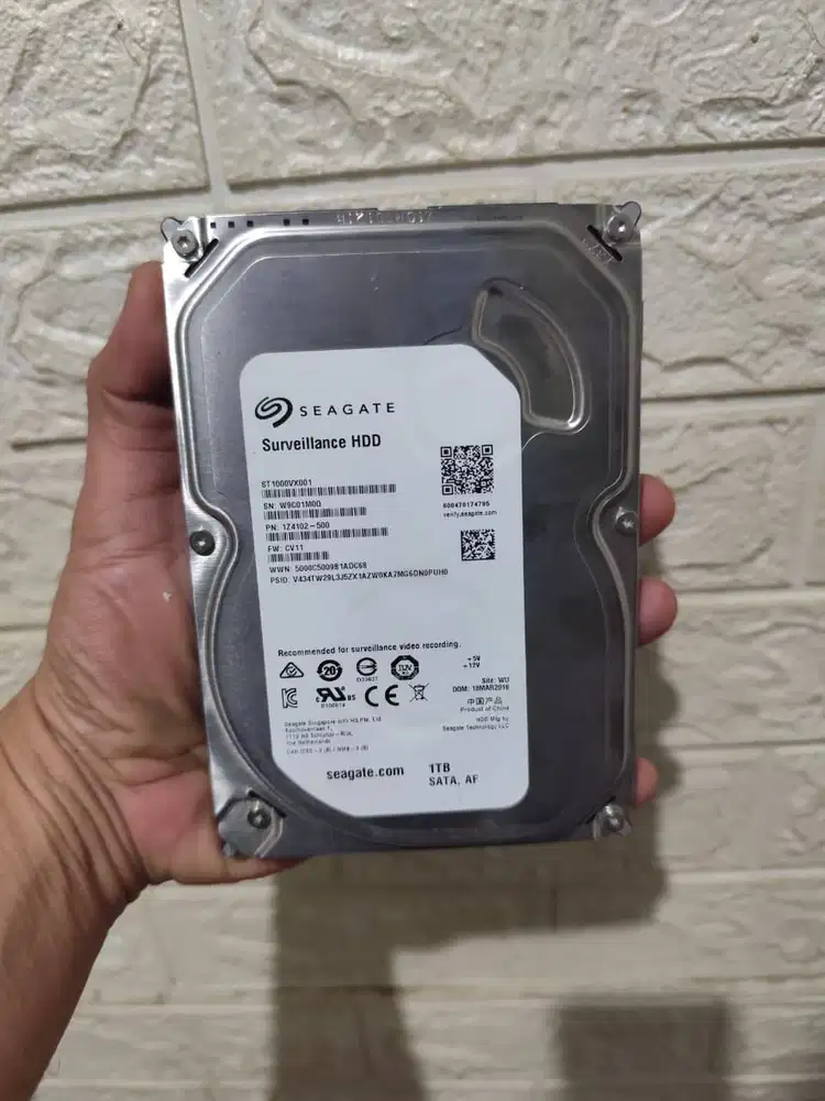 HDD 1TB Seagate Surveillance 64MB Cache SATA 6Gb/s (Sentinel 100/100)