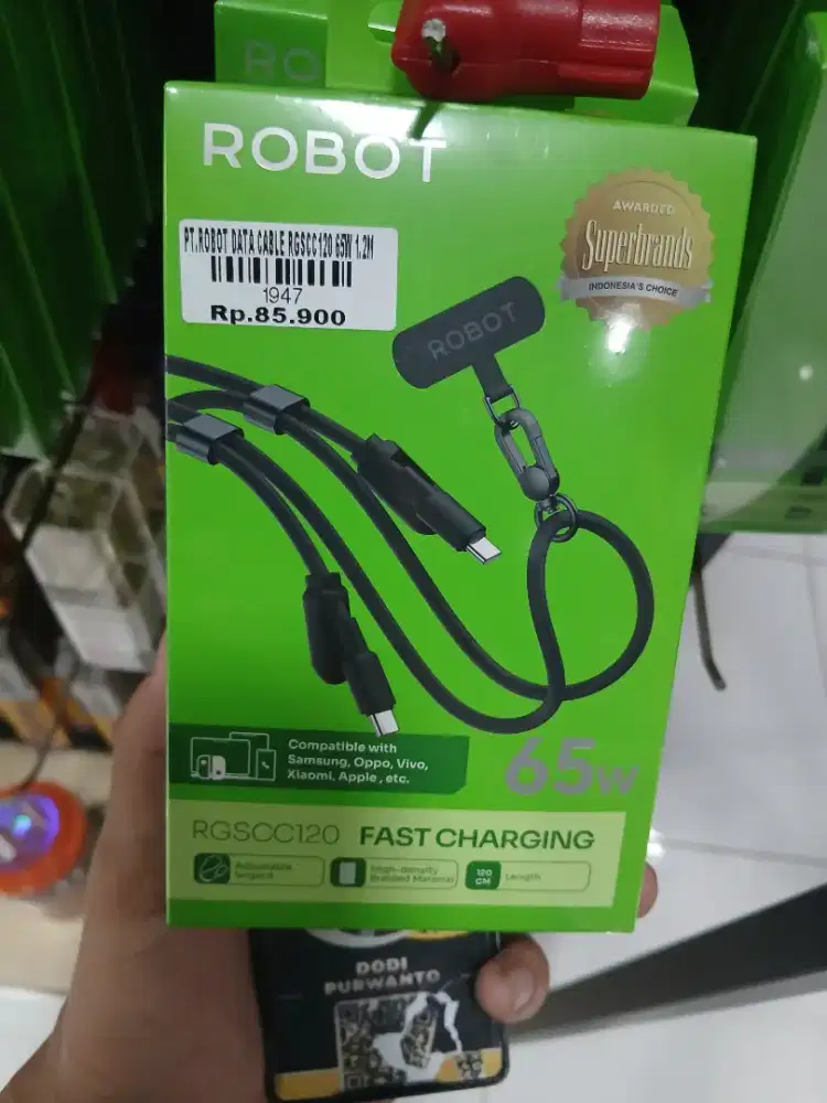 ROBOT DATA CABLE RGSCC120 65W 1.2M |ATLANTIS DAHSYAT