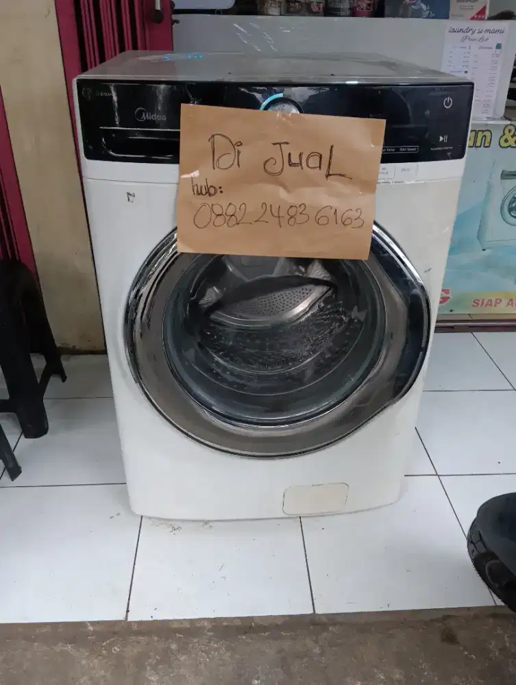 Mesin cuci front loading media kapasitas 21kg