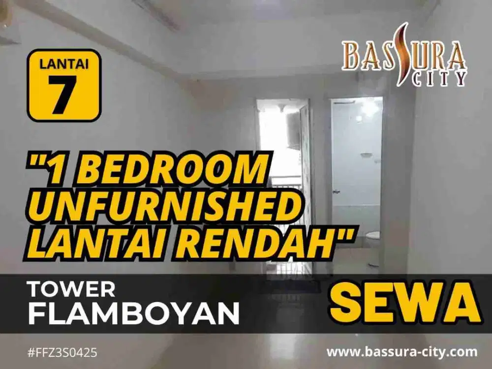 Sewa 1 Bedroom Kosongan Lantai 7 Apartemen Bassura City