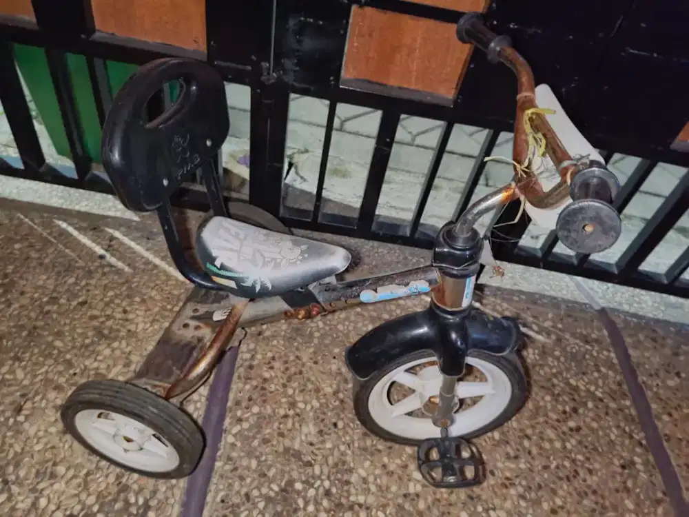 Sepeda roda 3 stainles