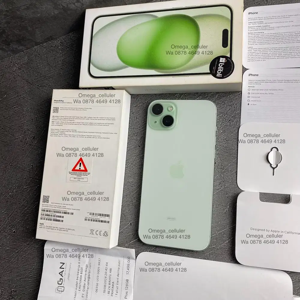 Iphone 15 plus 128gb ibox