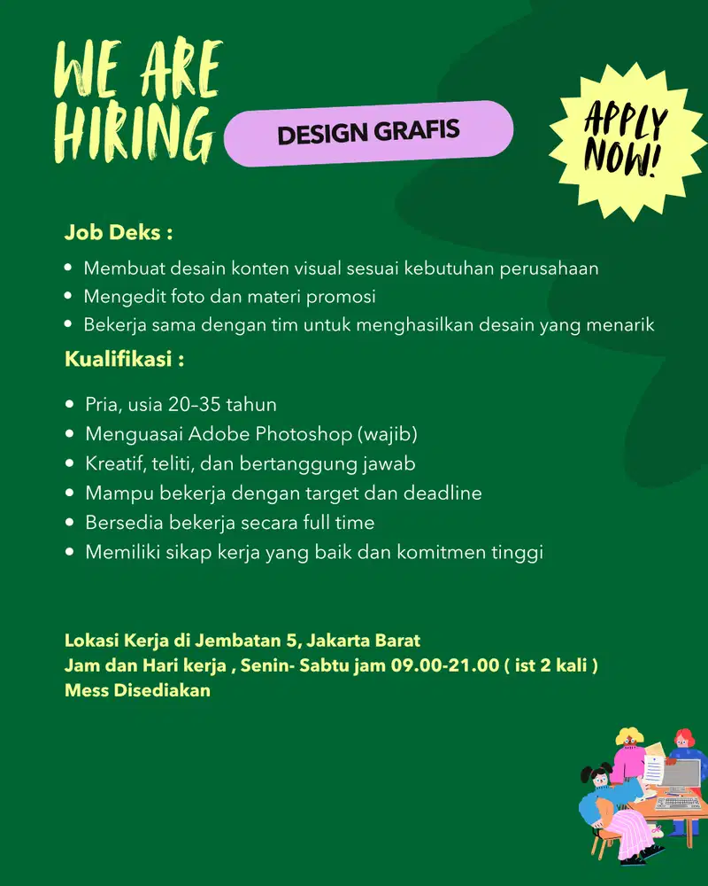 Admin Online shop dan Design Grafis