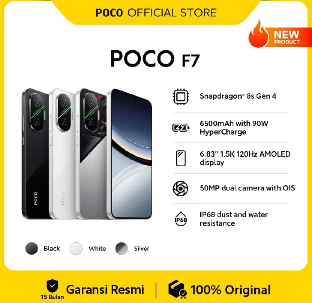 Poco F7 12/512 Baru resmi