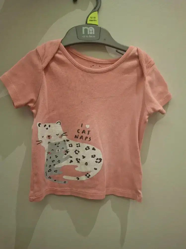 Kaos Lengan Pendek Anak Perempuan Mothercare