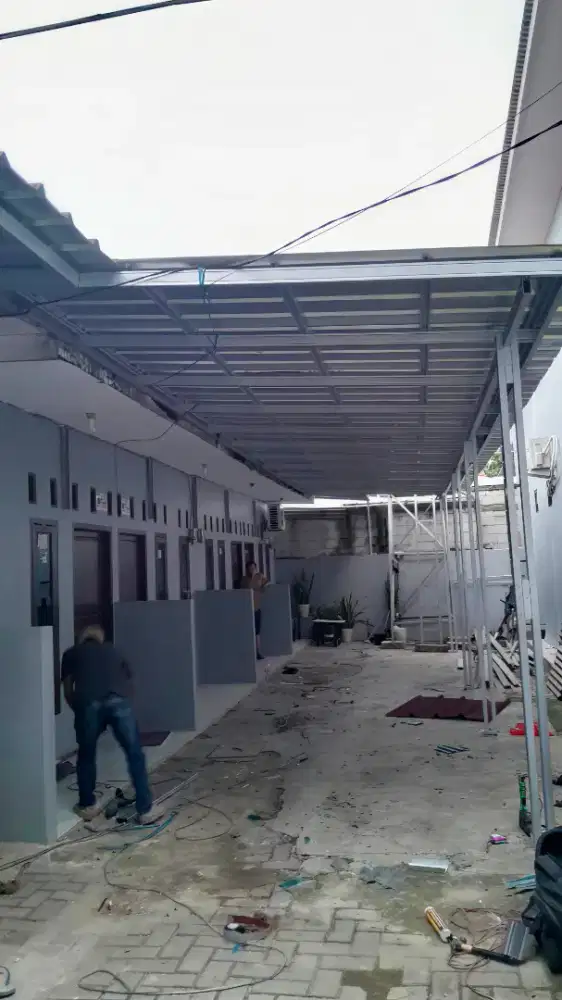 Pasang baja ringan dan garasi