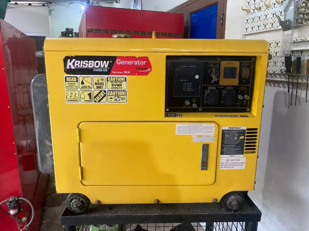 Genset Krisbow KW26-08 Diesel 5000W