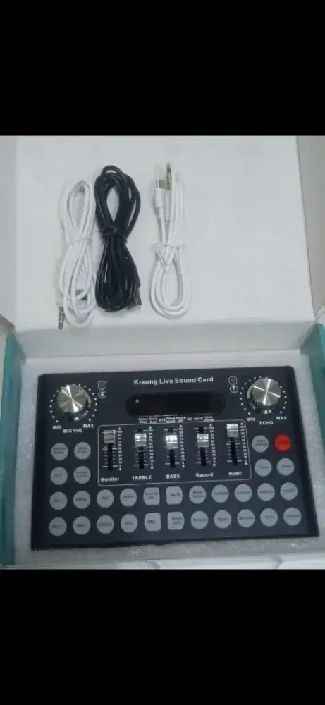 Soundcard live mixer f8, baru