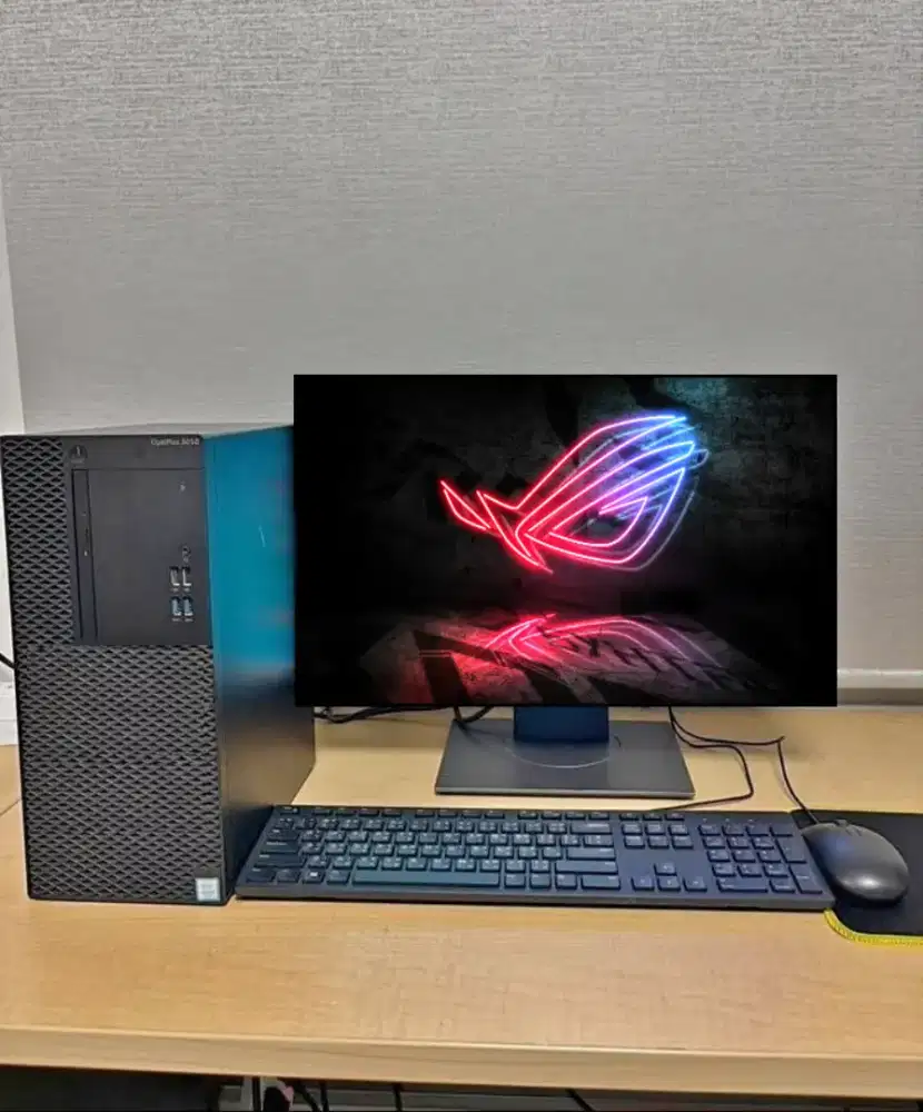 PC GAMING FULSET + LCD + RAM 8 GB + VGA 1 GB + HD 500 GB + GAMES APP