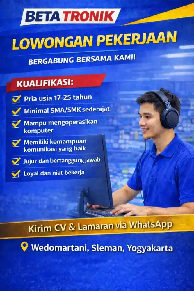 Lowongan pekerjaan admin