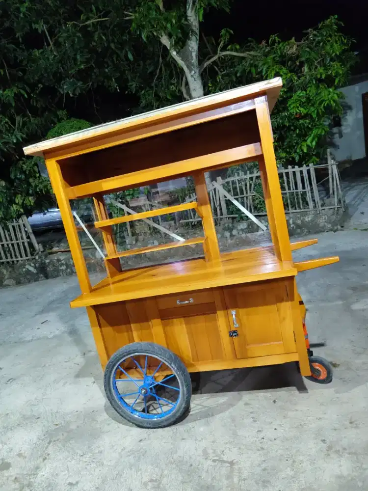 Gerobak Angkringan jg Melayani Pesanan Grobak Bakso Mie Bubur Sate dlL