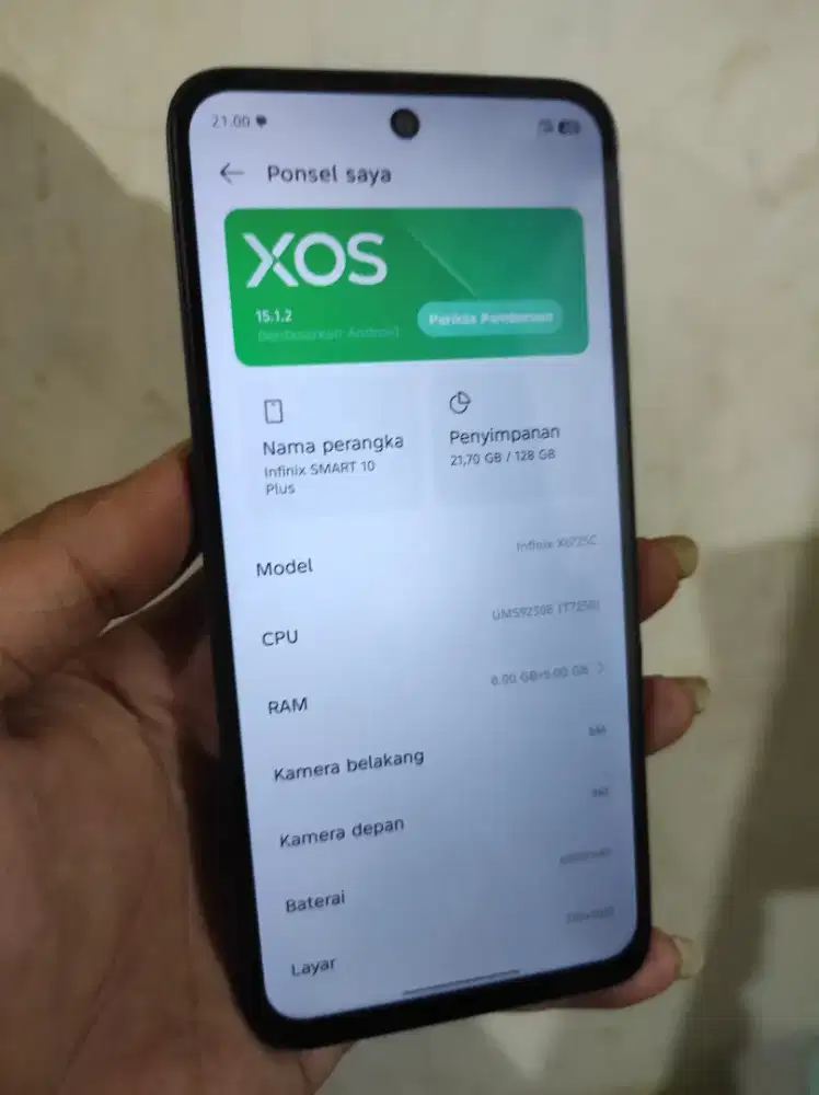 Infinix Smart 10 Plus NFC Ram 8+8/128