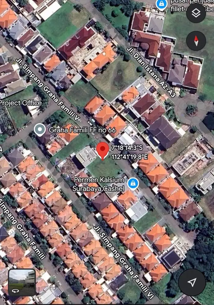 22JT/M2! DIJUAL KAVLING TANAH GRAHA FAMILI BLOK FF LOKASI BAGUS LANGKA