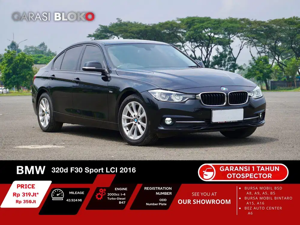 BMW 320d F30 Sport B48 Facelift LCI 2016 / 2017