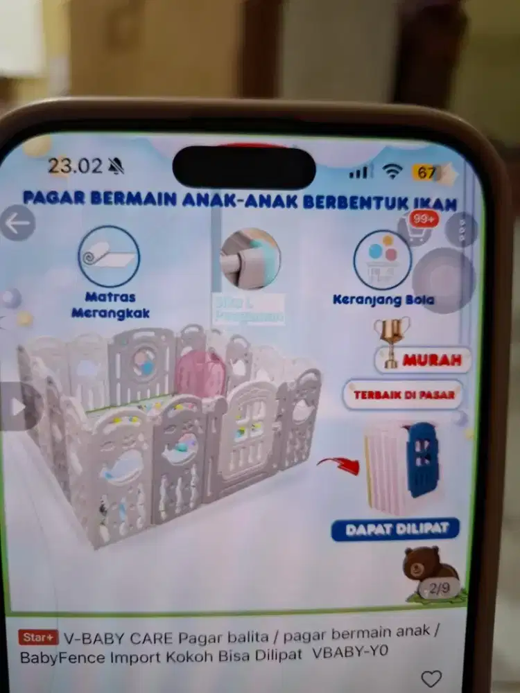Jual pagar bayi anak bahan bagus ya