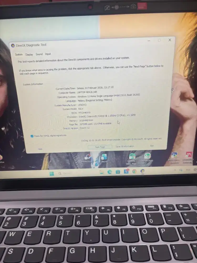 Lenovo ideaped 1 slim n4500