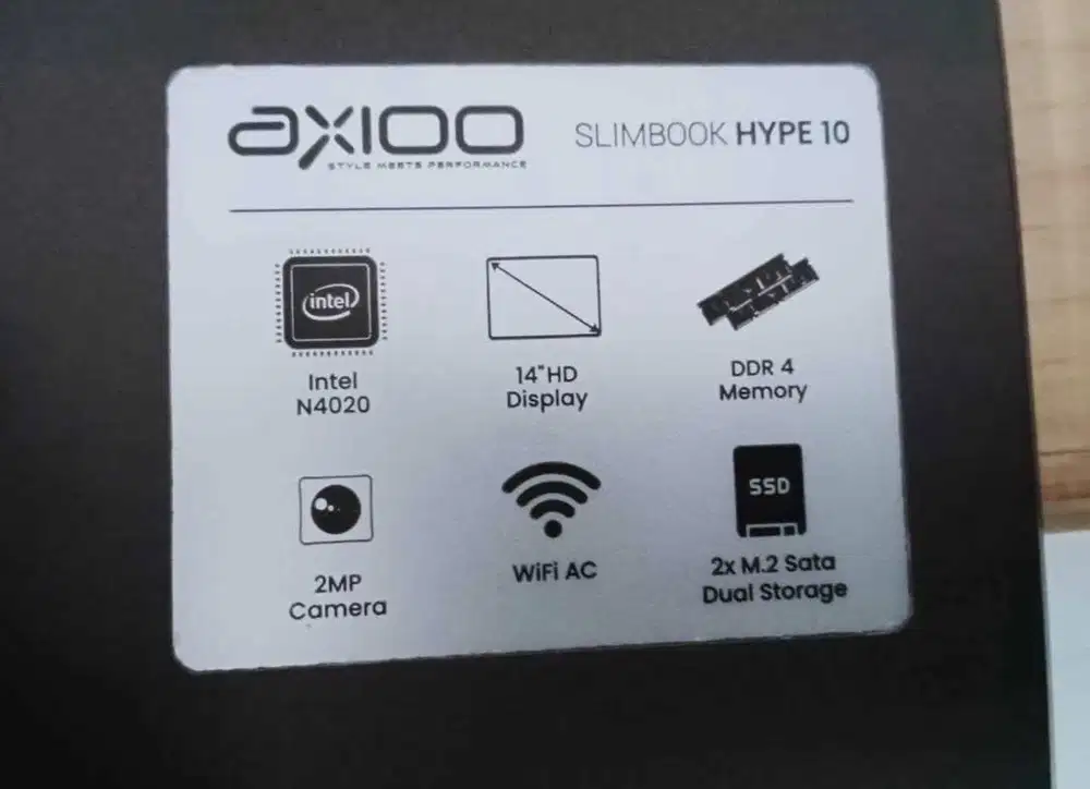 Axioo Hype 10 8/256