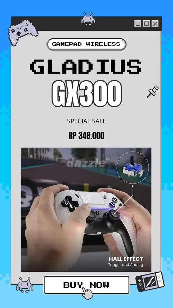 Gamepad Gladius GX300 v2