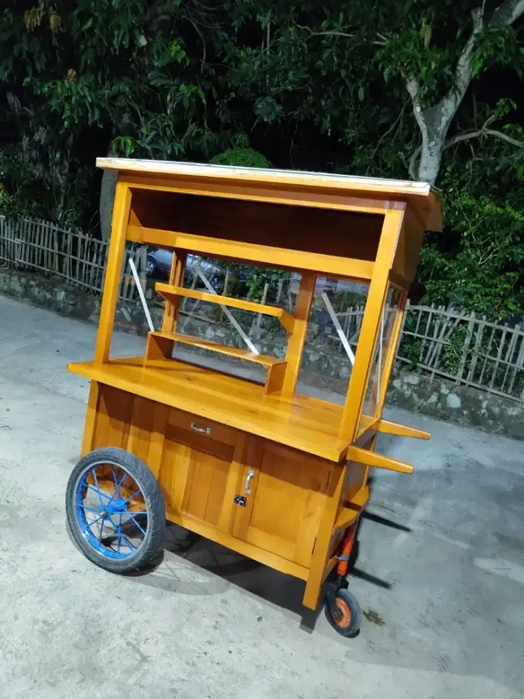 Gerobak Angkringan jg Melayani Pesanan Grobak Bakso Mie Bubur Sate dlL
