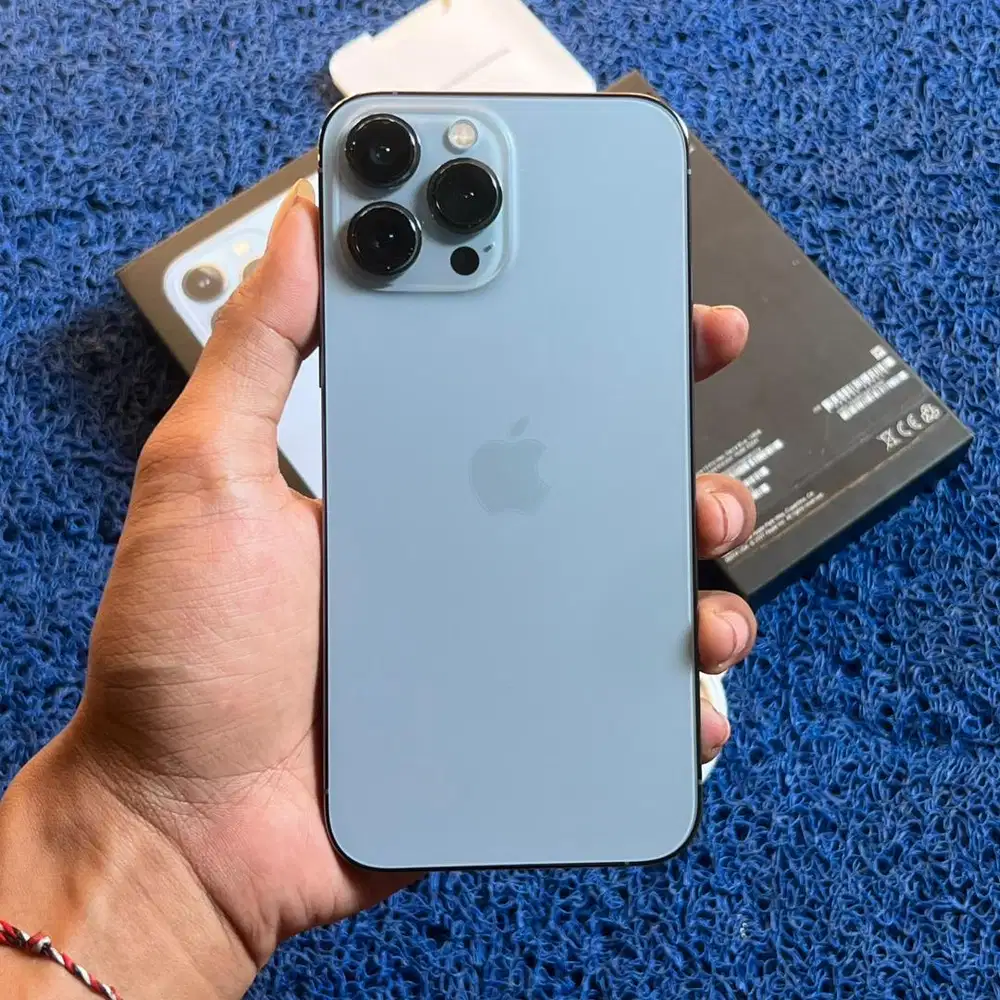 IPHONE 13 PRO MAX 128GB ALL OPERATOR BOX ORI SEGEL MULUS TERAWAT