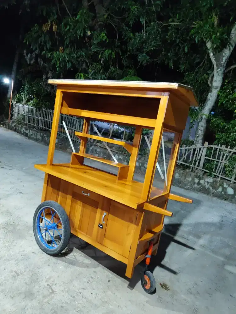 Gerobak Angkringan jg Melayani Pesanan Grobak Bakso Mie Bubur Sate dlL