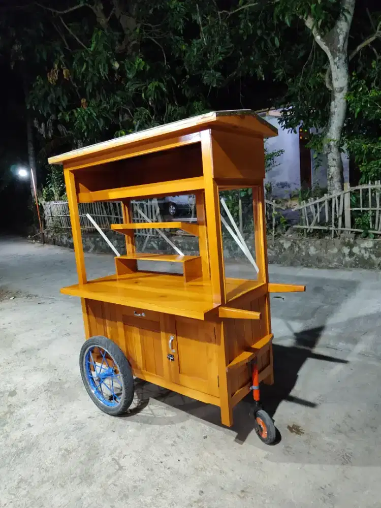 Gerobak Angkringan jg Melayani Pesanan Grobak Bakso Mie Bubur Sate dlL