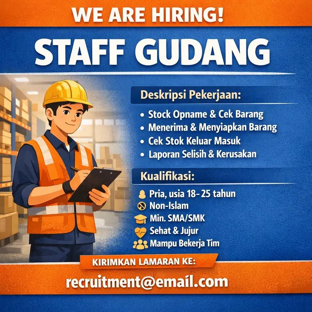 LOKER STAFF GUDANG