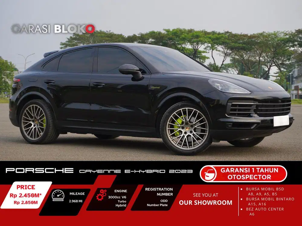 (WarrON) Porsche Cayenne E-Hybrid Coupè Platinum Edition 2023 / 2025