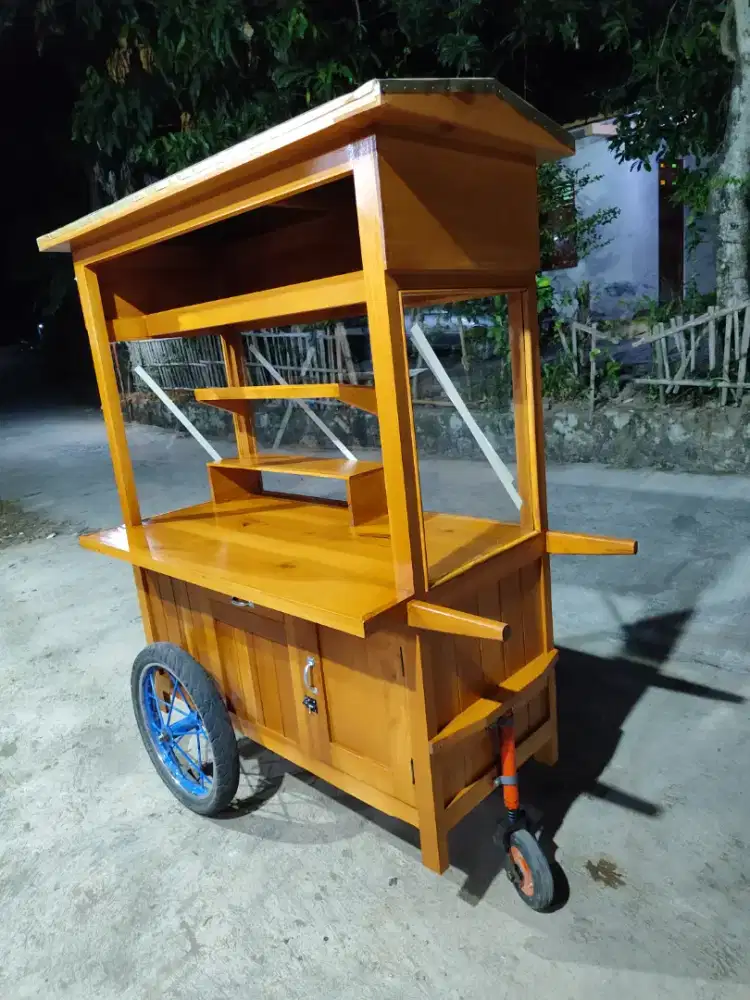 Gerobak Angkringan jg Melayani Pesanan Grobak Bakso Mie Bubur Sate dlL