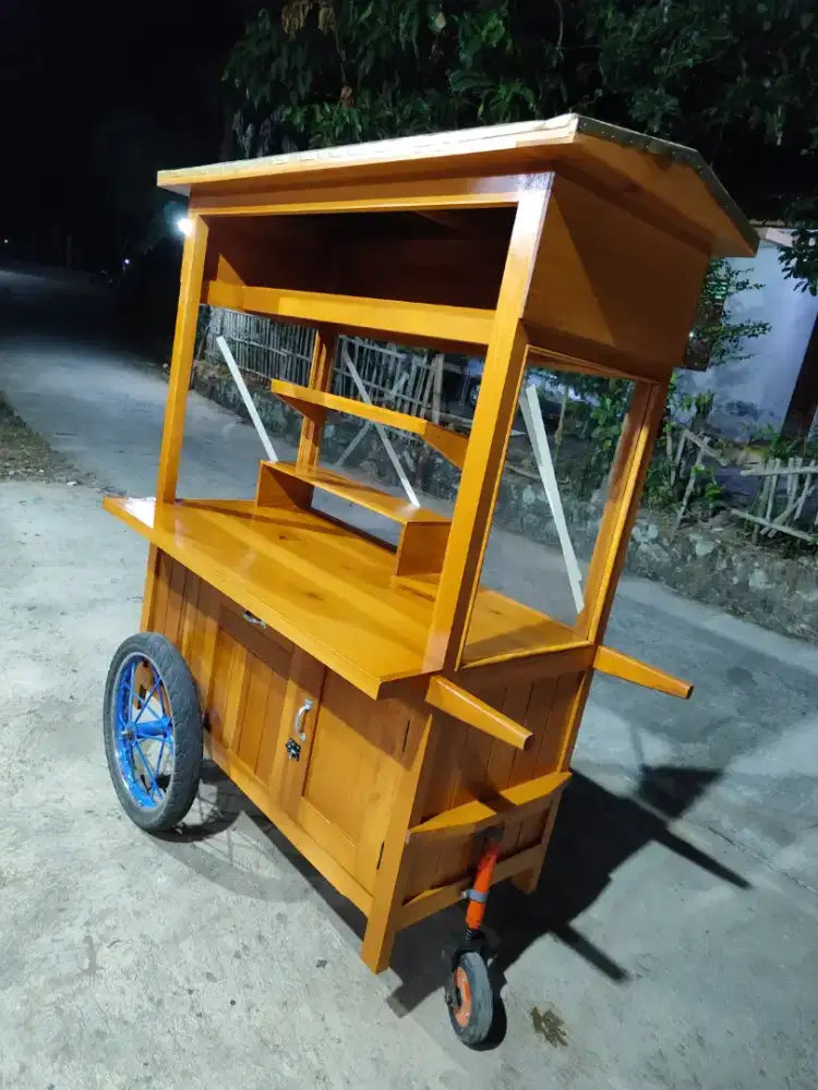 Gerobak Angkringan jg Melayani Pesanan Grobak Bakso Mie Bubur Sate dlL