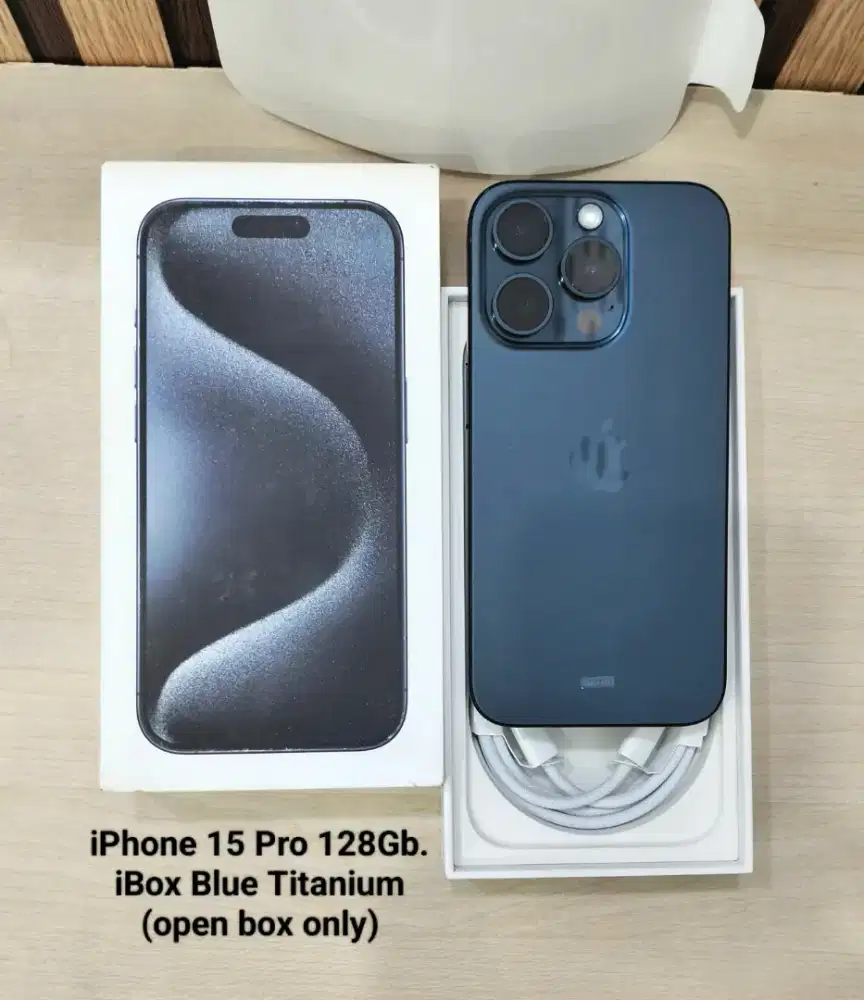 iPhone 15 Pro 128Gb. iBox Blue Titanium (open box)