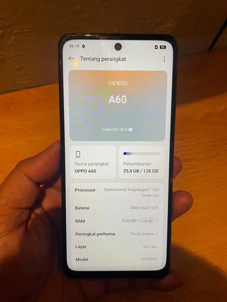 oppo a60 8/128 like new