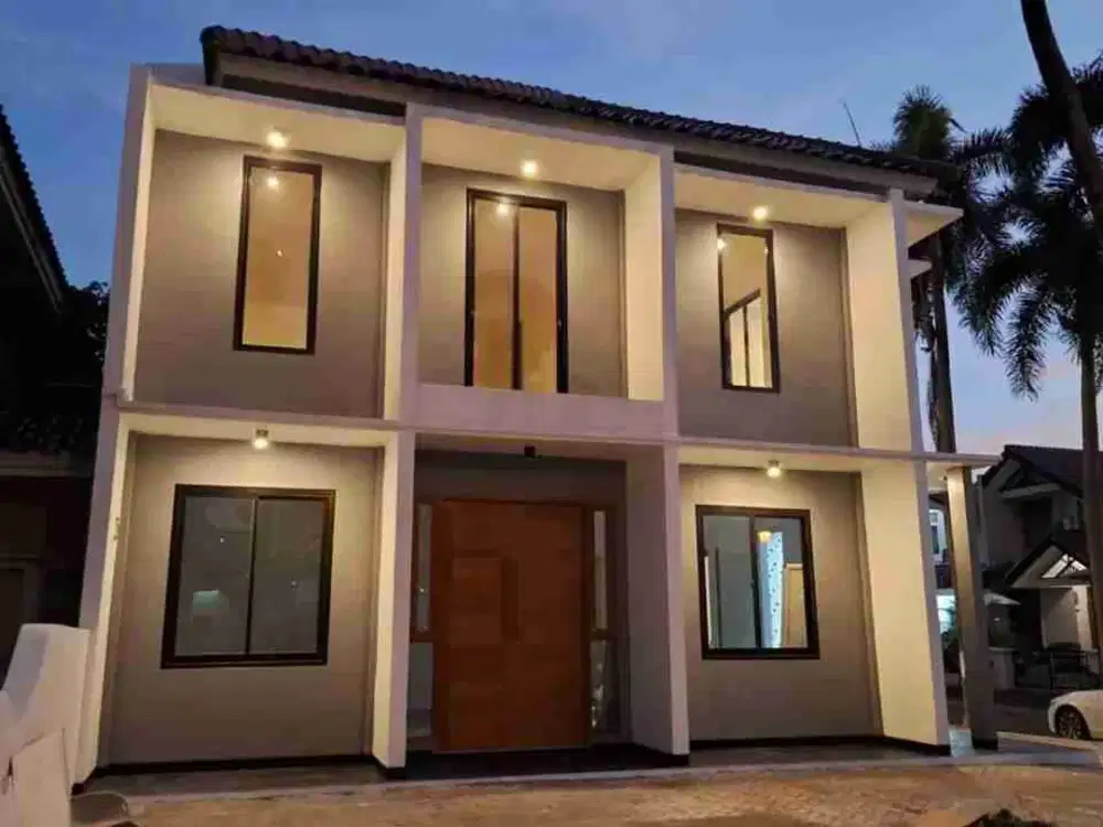 FOR SALE / JUAL Rumah Mewah Bangunan Baru Posisi Hoek Di TAMAN BROMO Lippo Karawaci