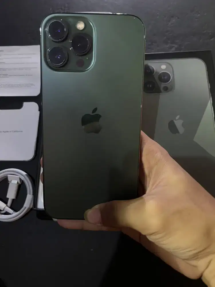 iPhone 13 Pro Max 128Gb Green All Operator, Fullset Mulus Nominus