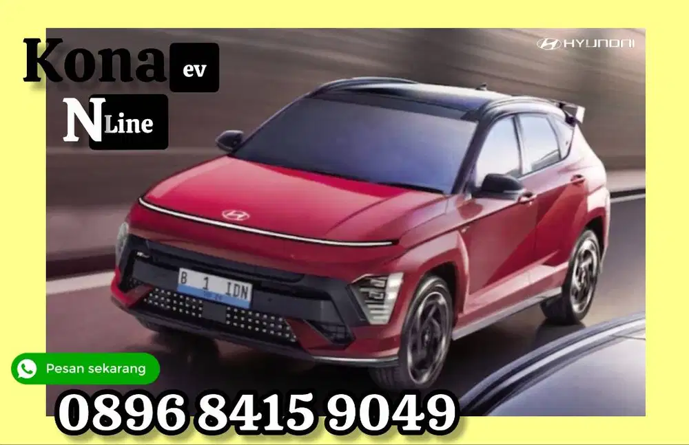 [Mobil Baru] kona ev N-line style prime reguler signature kredit cash