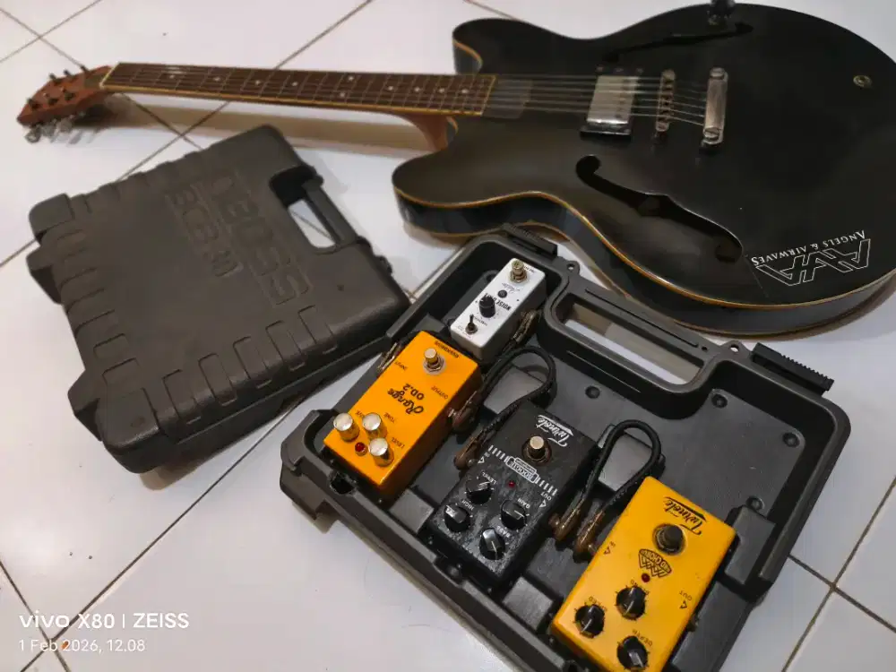4 Efek Gitar Stompbox Sepaket Boss dll