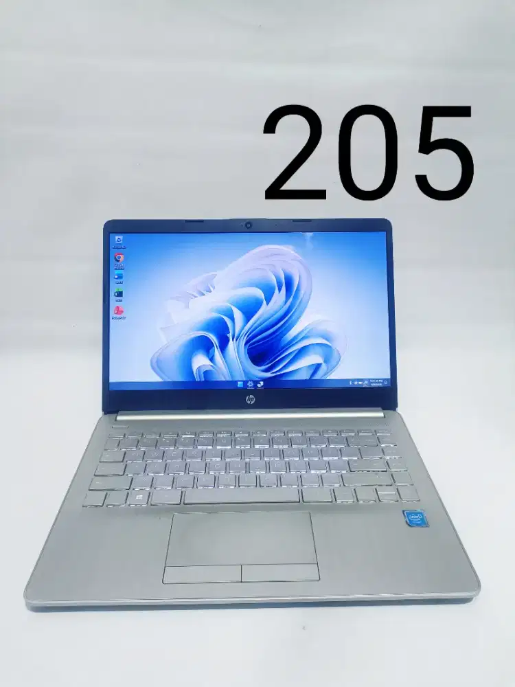 HP 14s-cf1051TU Intel 4205U Ram 4GB SSD 512GB Led 14 Baterai 3 jam