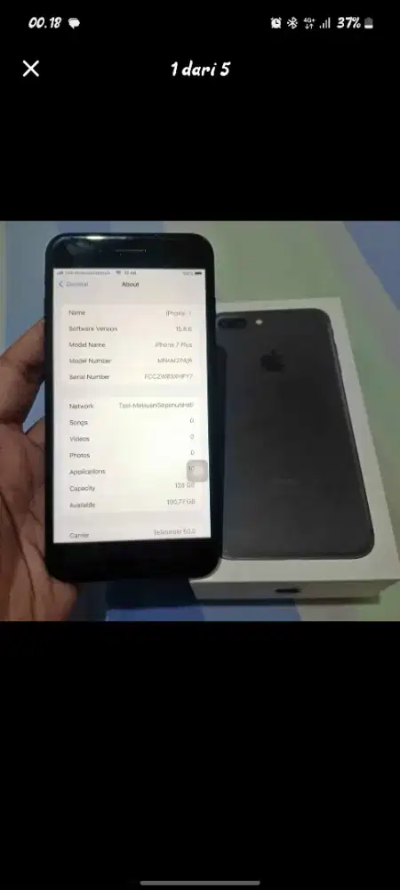 Iphone 7 plus 128 ibox