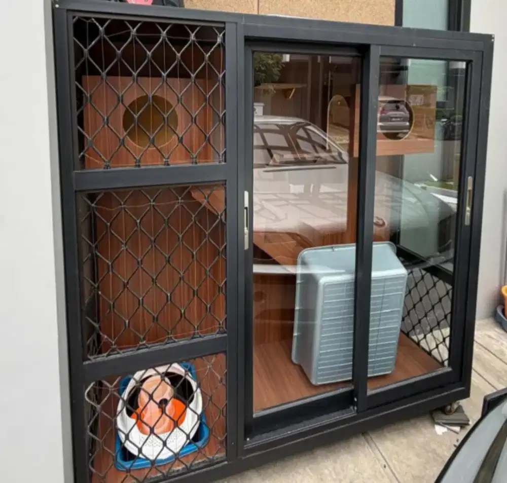 Jual Kandang Kucing Custom / Cat Enclosure Custom