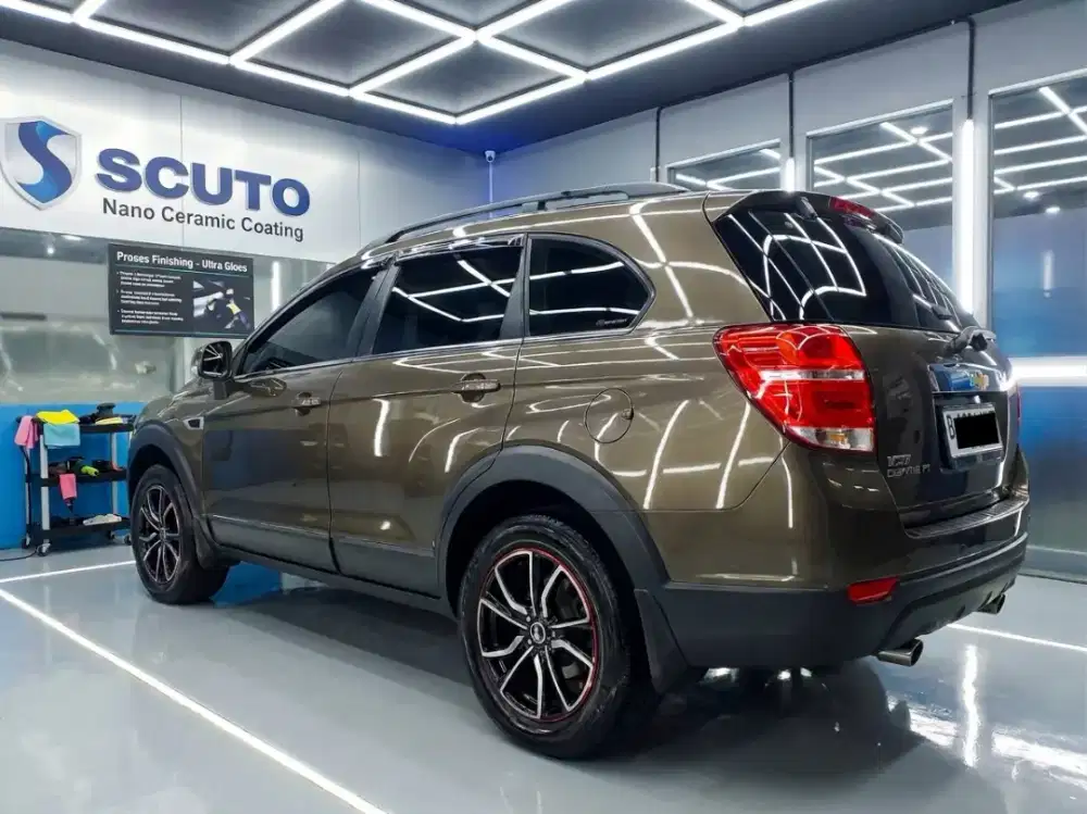 Siap pakai apik Chevrolet Captiva solar diesel 7 seater pajak pjng