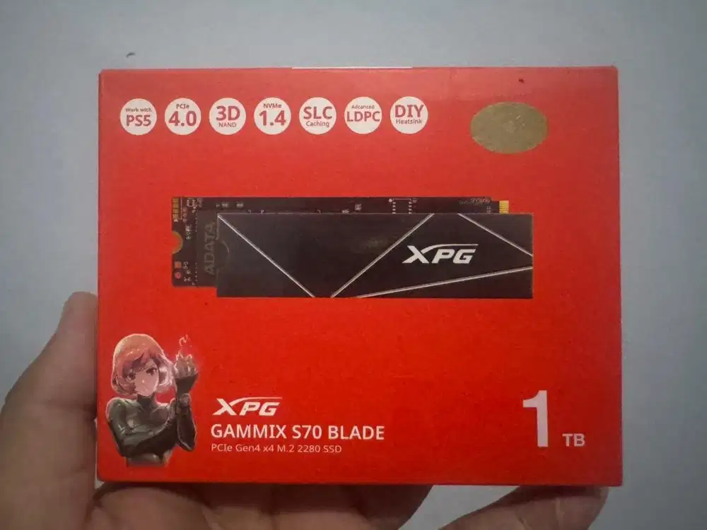 SSD Adata XPG Gammix S70 Blade 1TB  - NVME PCIe M2.2280 Gen4