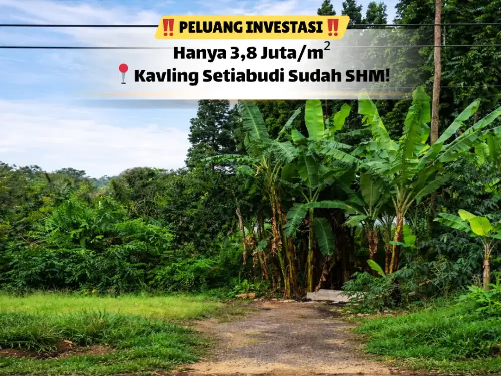 Tanah Siap Pakai Sayap Setiabudi – 100m² SHM