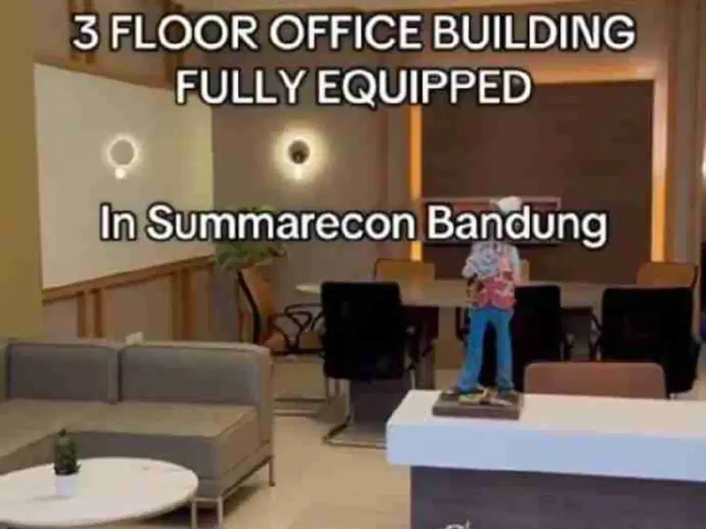 Ruko 3 lt full furnish cocok untuk kantor