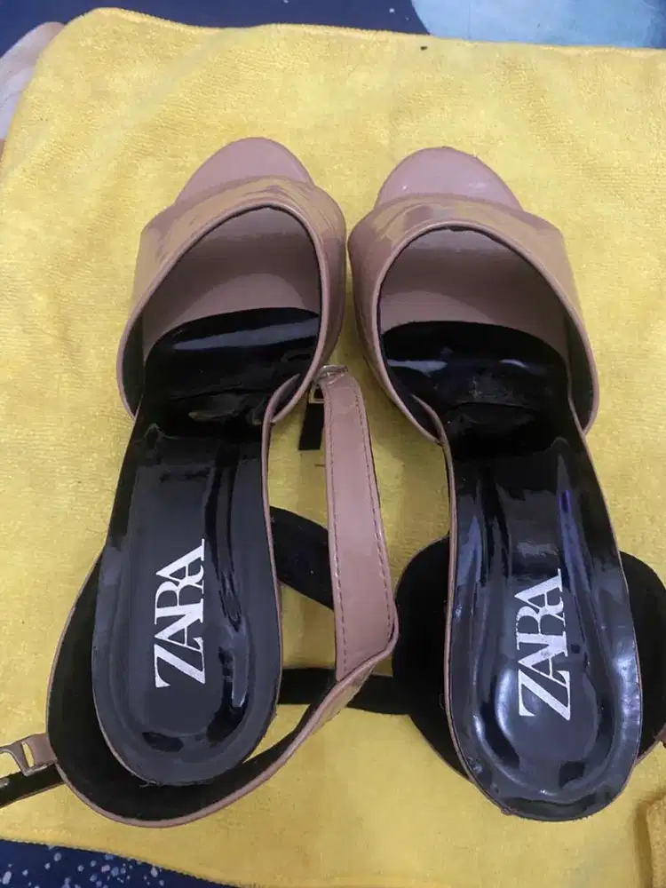 Heels zara 7-8cm ukuran :40-41