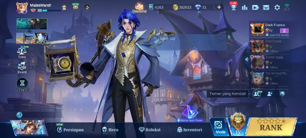 Akun mobile legend