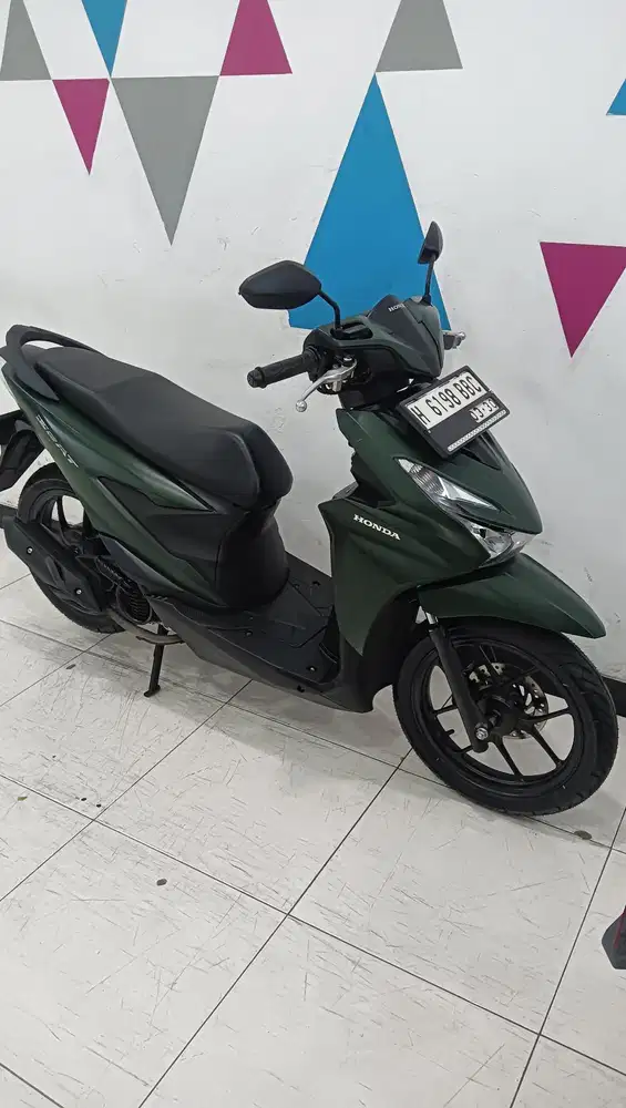 Honda New Beat Deluxe Keyles 2025 Hijau Army