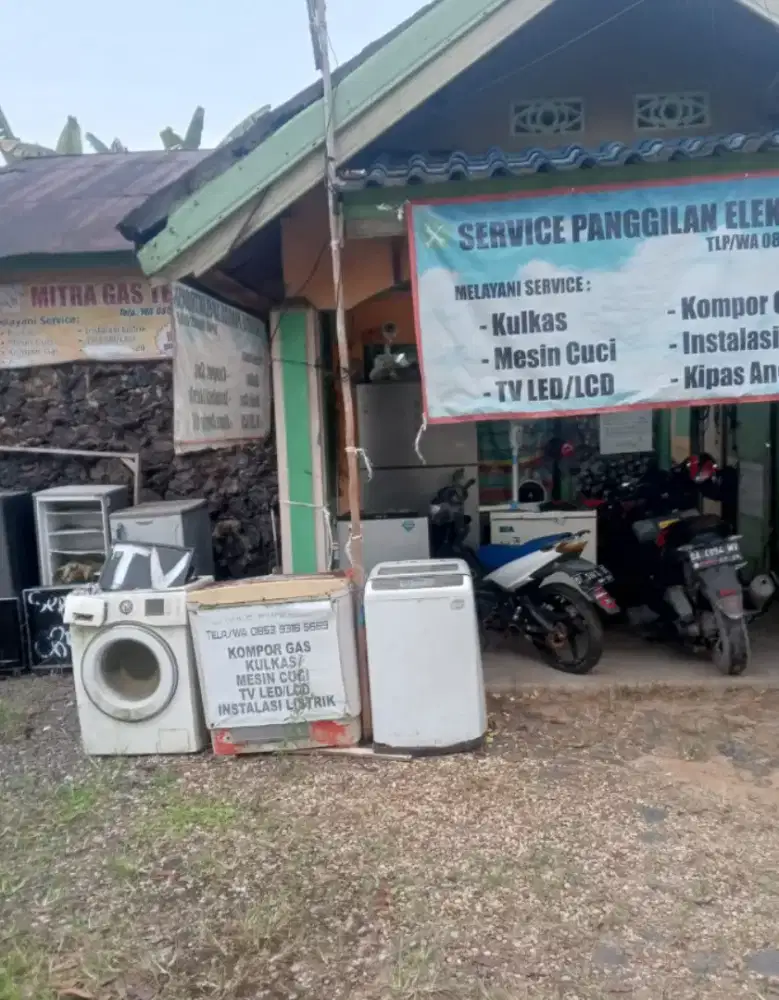 Service panggilan kulkas, mesin cuci, kompor gas & tv LED lcd
