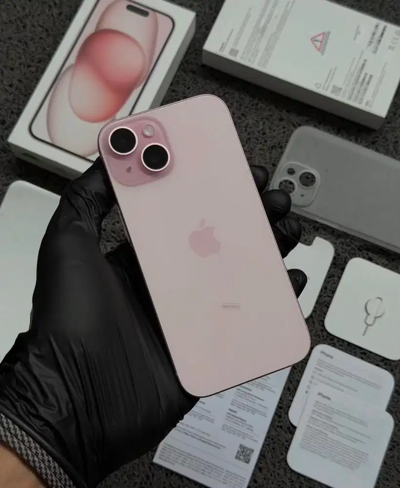ready stock iphone 15 128 pink new garansi resmi ibox 12 bulan