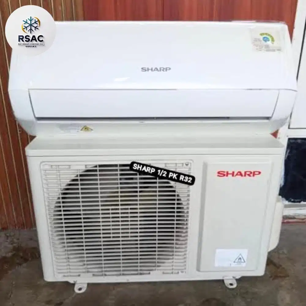 Ac sharp 1/2 pk terbaru freon R32