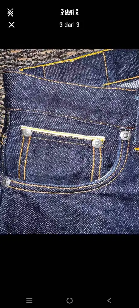 Celana nudie jeans selvedge size 32